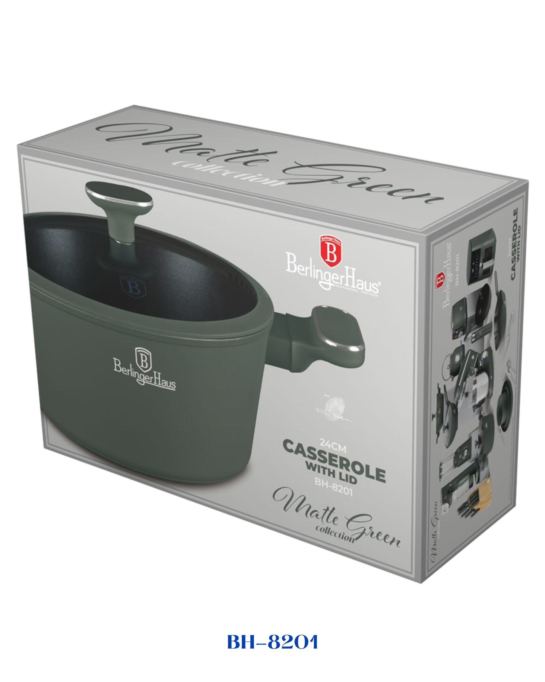 BERLINGER HAUS CASSEROLE WITH LID 24CM