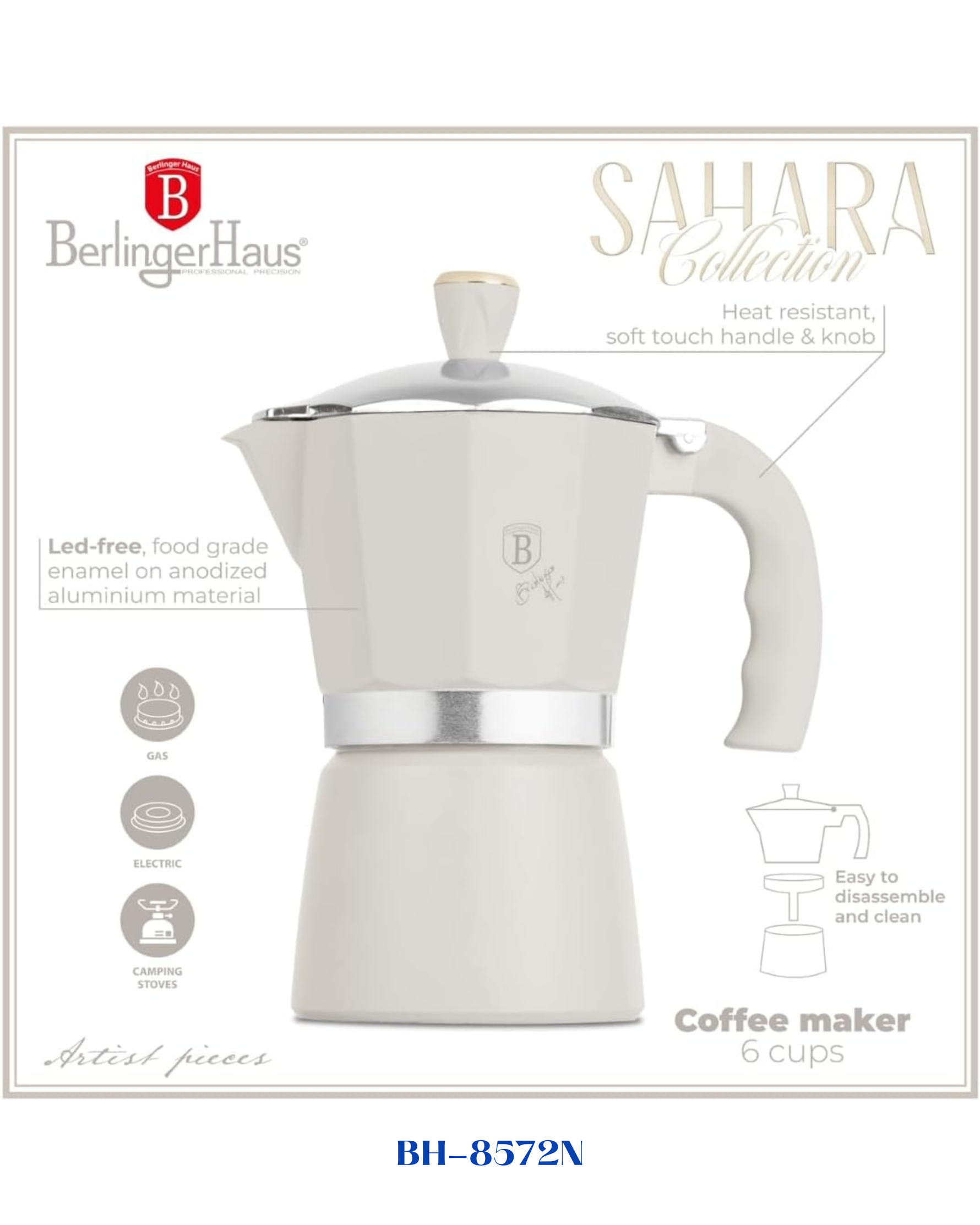 BERLINGER HAUS COFFEE MAKER 6 CUPS