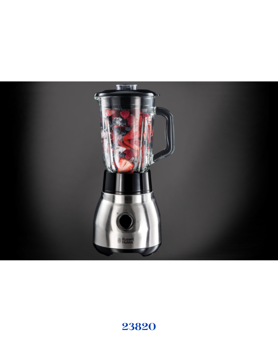 RUSSELL HOBBS STAINLESS STEEL JUG GLASS BLENDER 600W