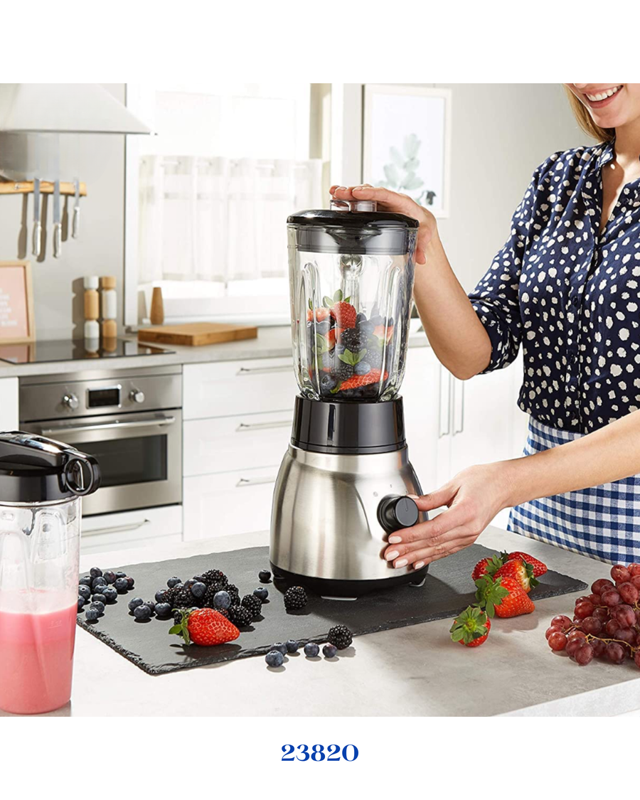 RUSSELL HOBBS STAINLESS STEEL JUG GLASS BLENDER 600W
