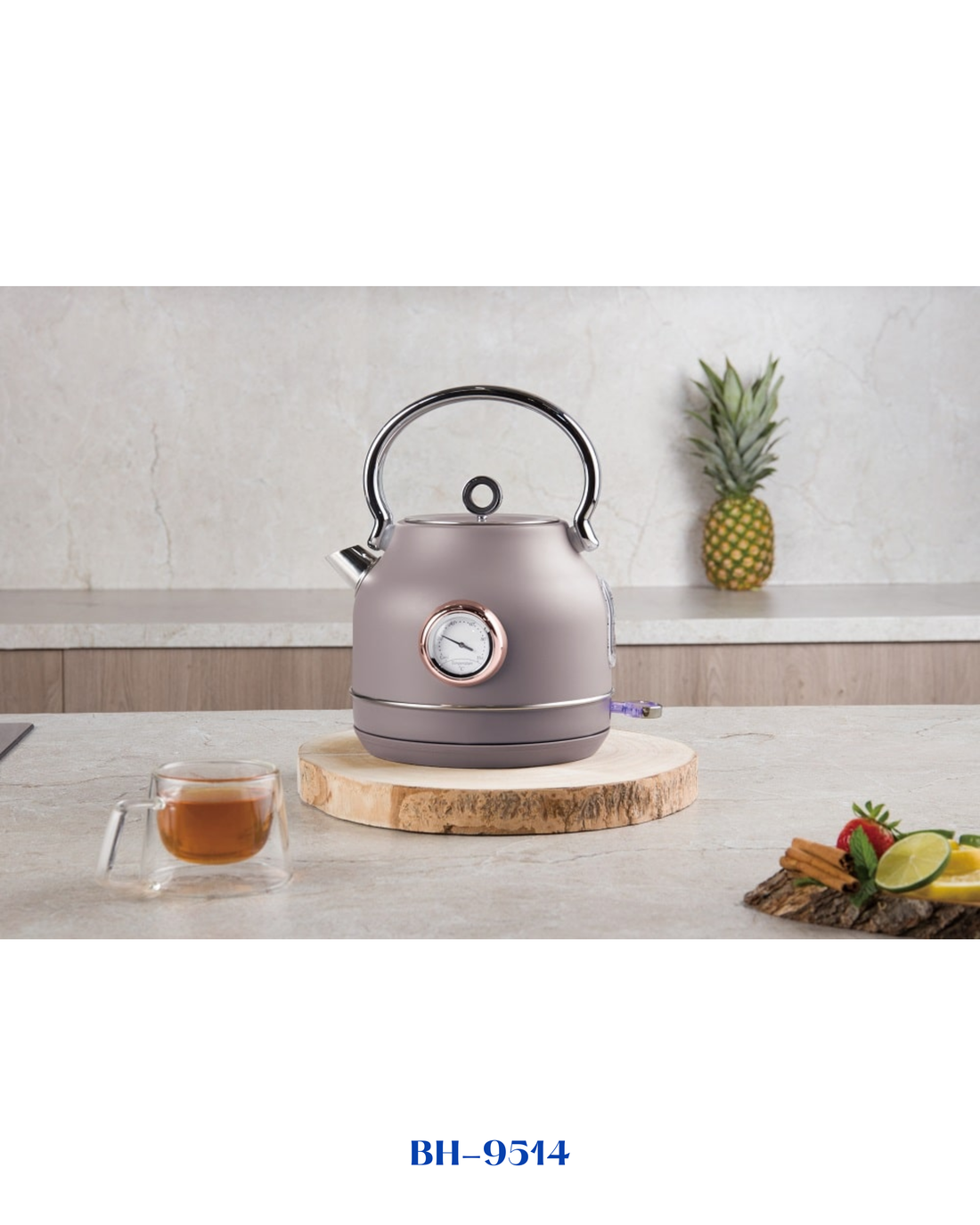 BERLINGER HAUS ELECTRIC KETTLE WITH THERMOMETER