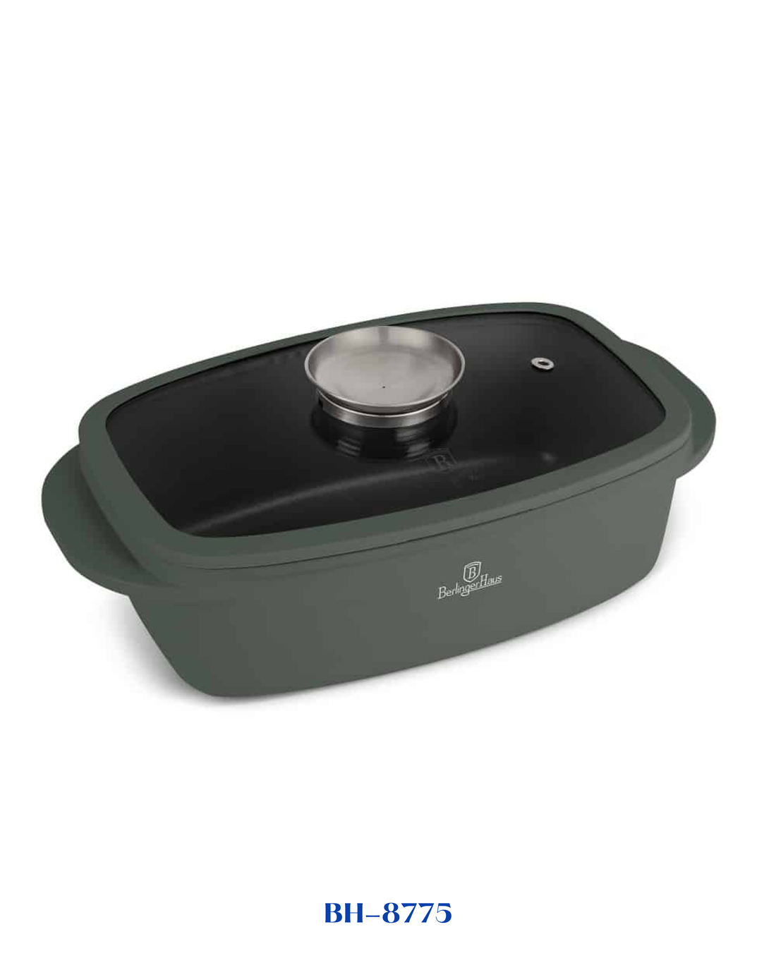 BERLINGER HAUS ROASTER WITH GLASS LID AND AROMA KNOB