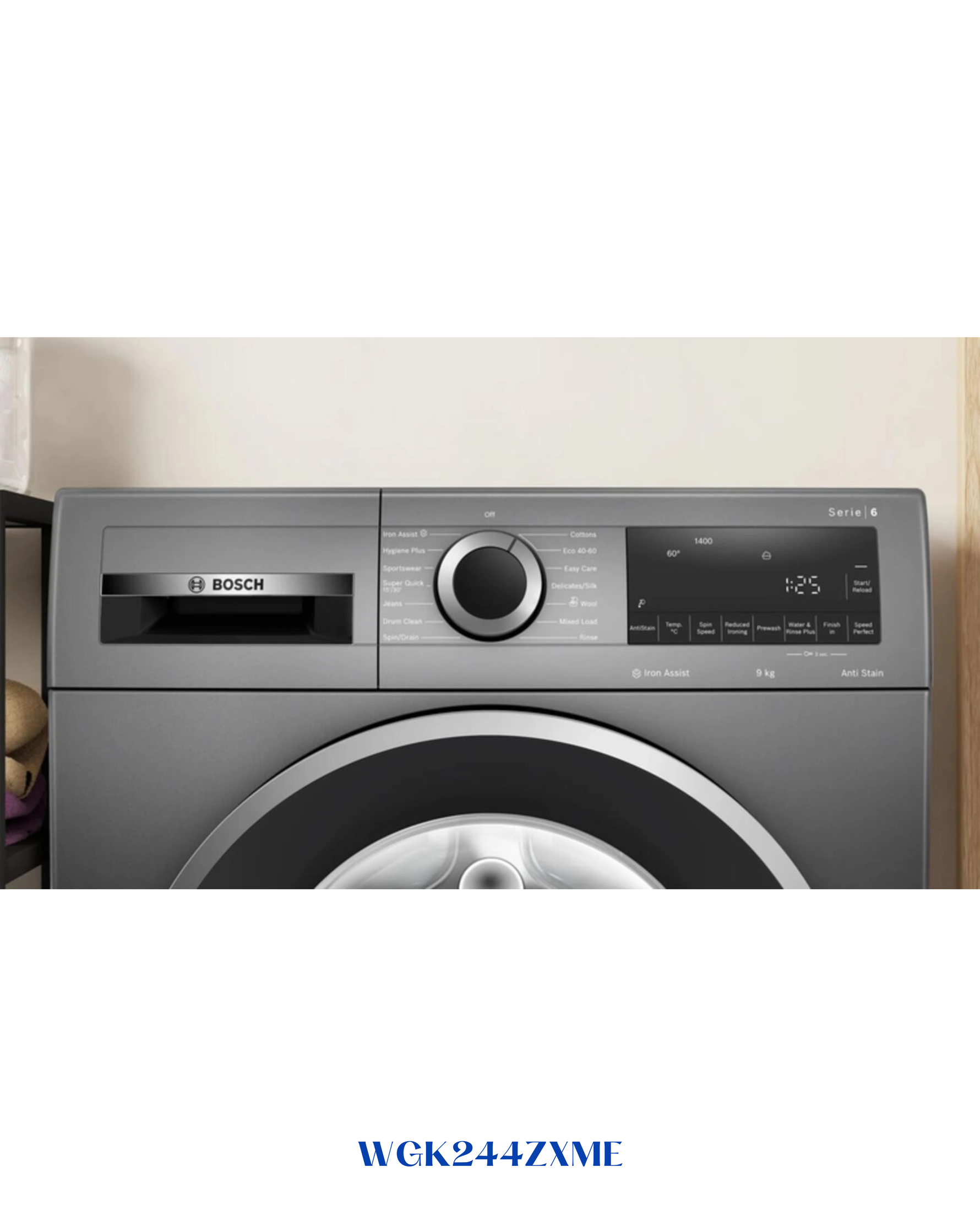 BOSCH SERIES 6 FRONT LOAD WASHING MACHINE 9KG
