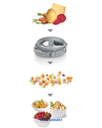 BOSCH PROPOWER MEAT GRINDER BLACK/CHROME 2200W