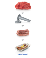 BOSCH PROPOWER MEAT GRINDER BLACK/CHROME 2200W