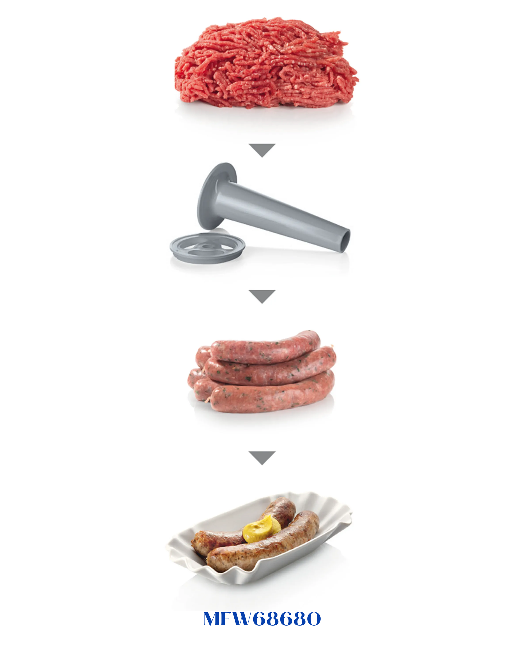 BOSCH PROPOWER MEAT GRINDER BLACK/CHROME 2200W