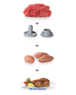 BOSCH PROPOWER MEAT GRINDER BLACK/CHROME 2200W