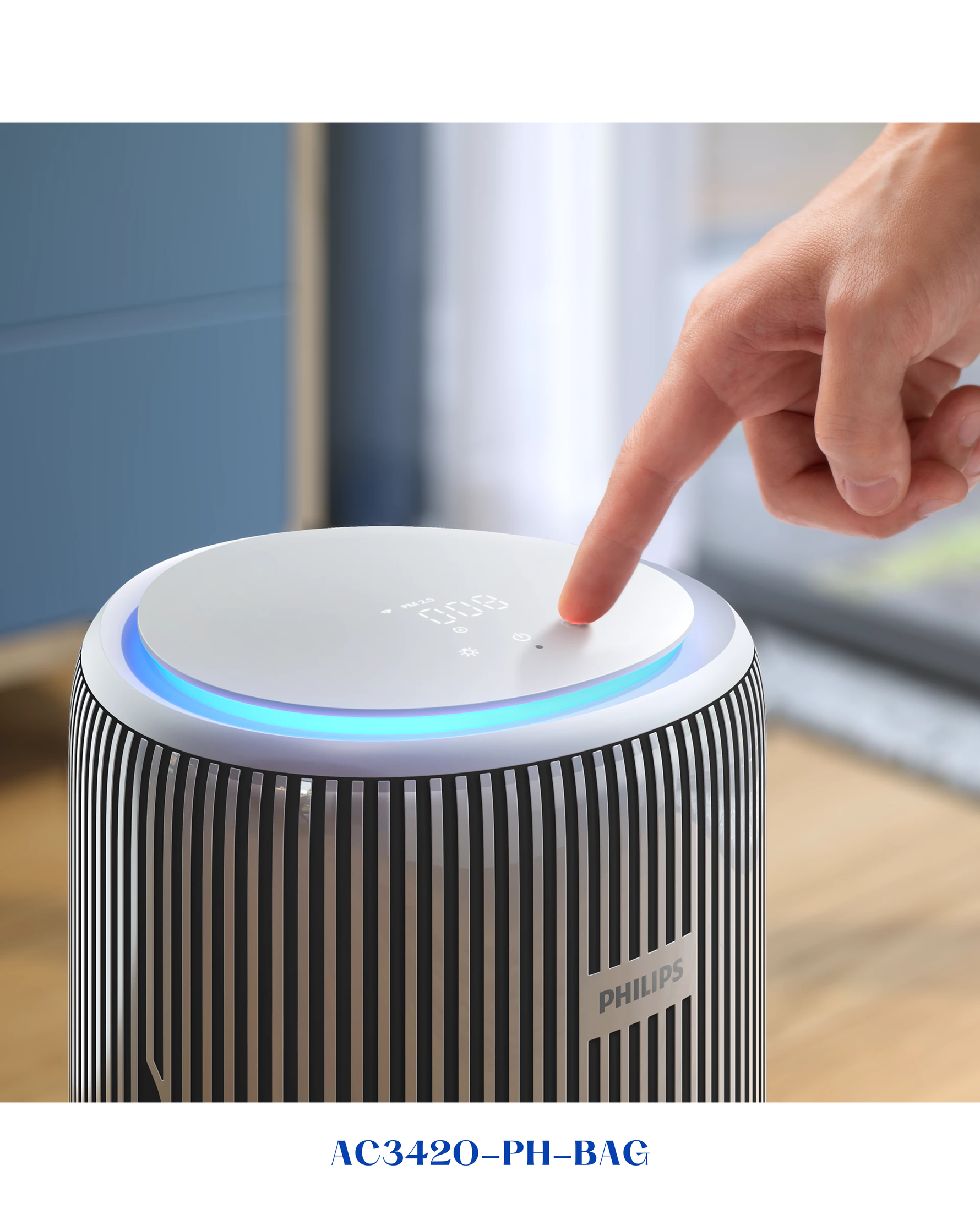 PHILIPS PUREPROTECT SMART 2IN1 AIR PURIFIER & HUMIDI. 43W