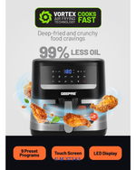 GEEPAS DOUBLE HEATING DIGITAL AIR FRYER