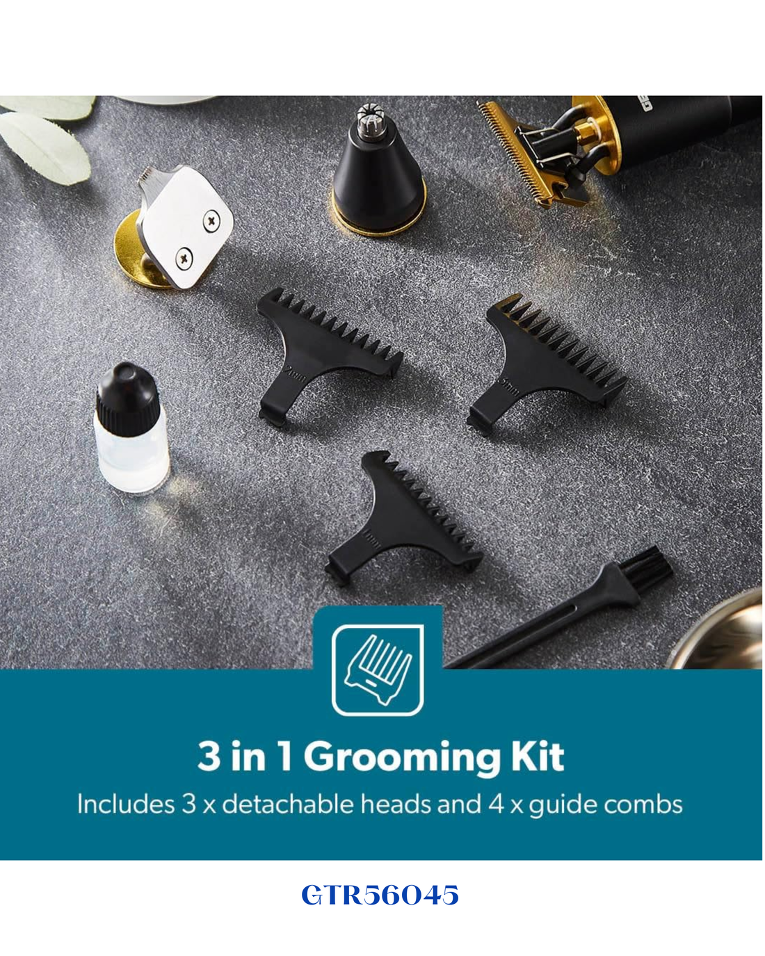 GEEPAS 3-IN-1 GROOMING KIT