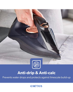 GEEPAS STEAM IRON WITH SELF-CLEAN FUNCTION