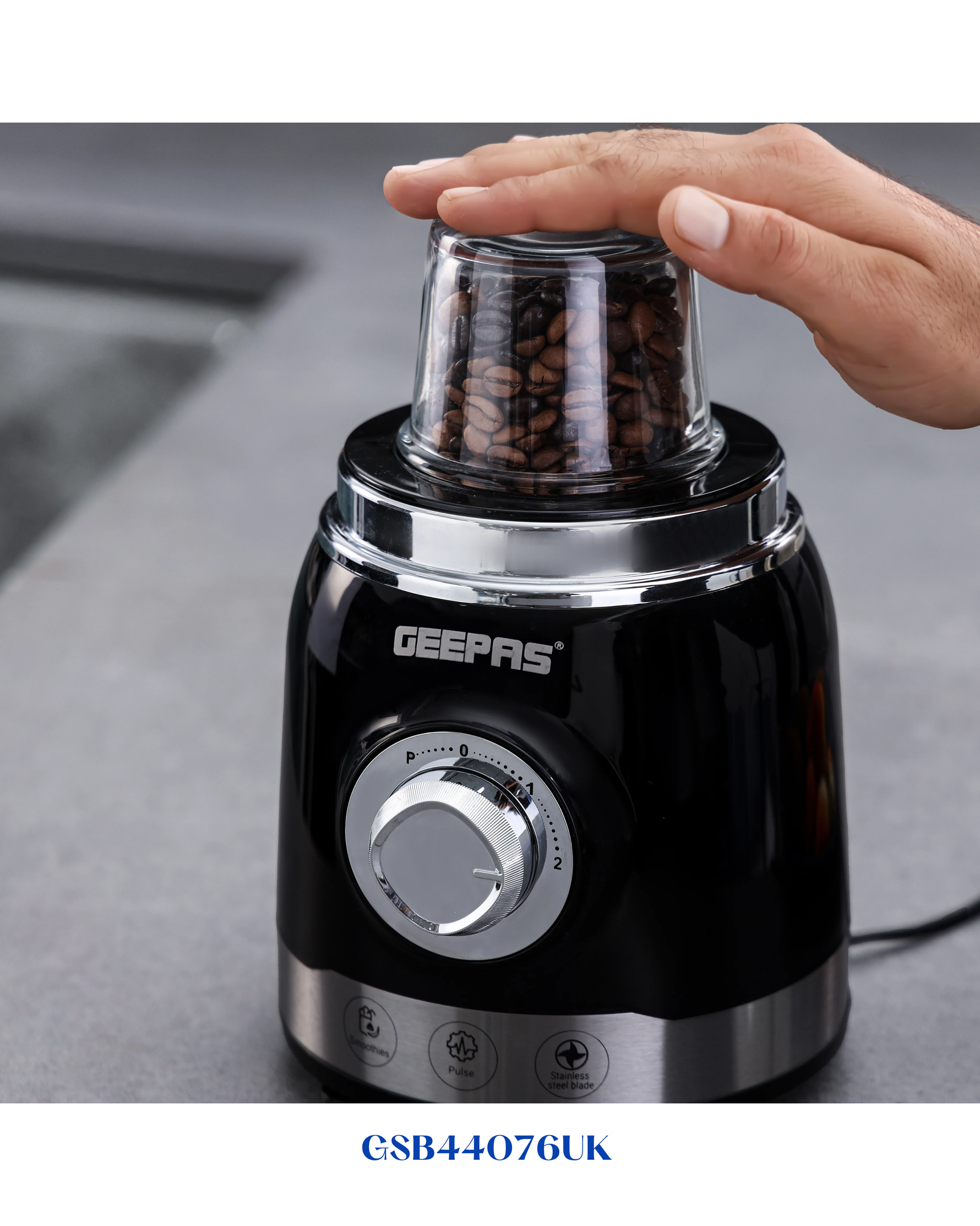 GEEPAS 2-IN-1 BLENDER