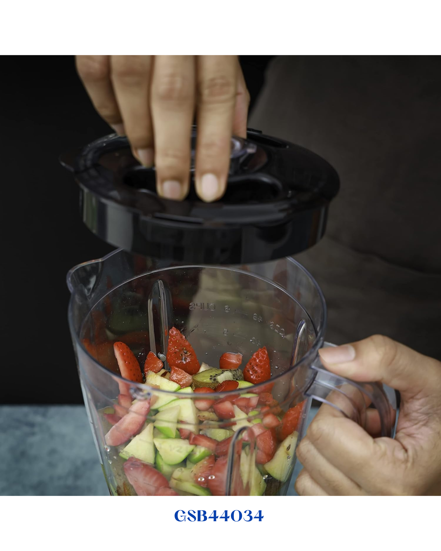 GEEPAS 3-IN-1 BLENDER & GRINDER SET 550W