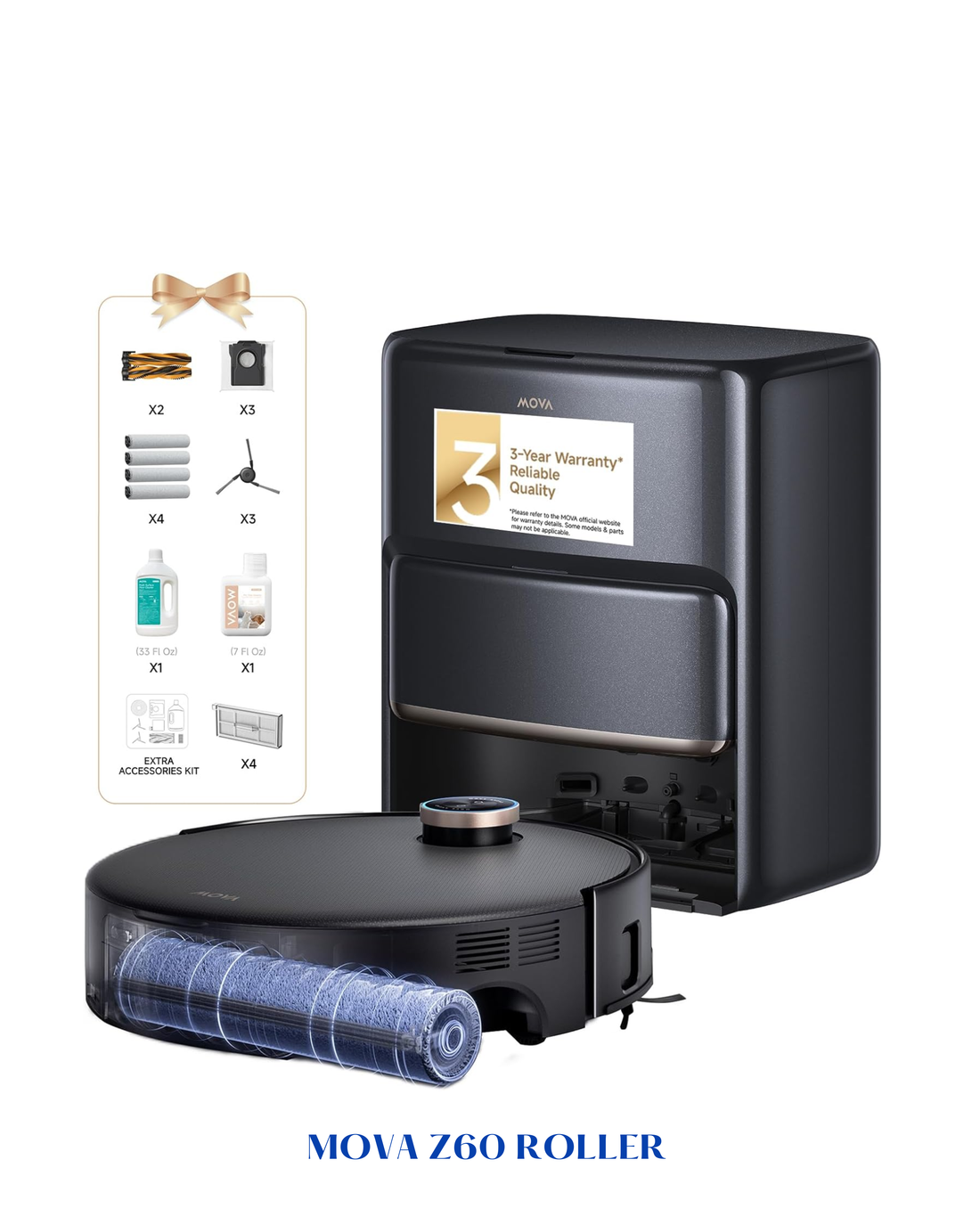 MOVA Z60 ULTRA ROLLER COMPLETE-2800 PA-BLACK