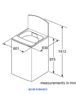 BOSCH TOP‑LOADING WASHING MACHINE