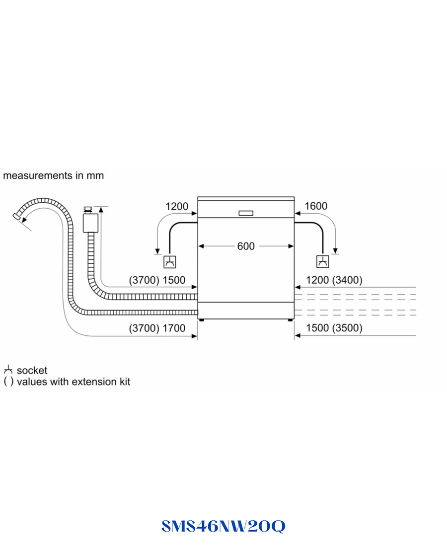 BOSCH DISHWASHER FREE-STANDING