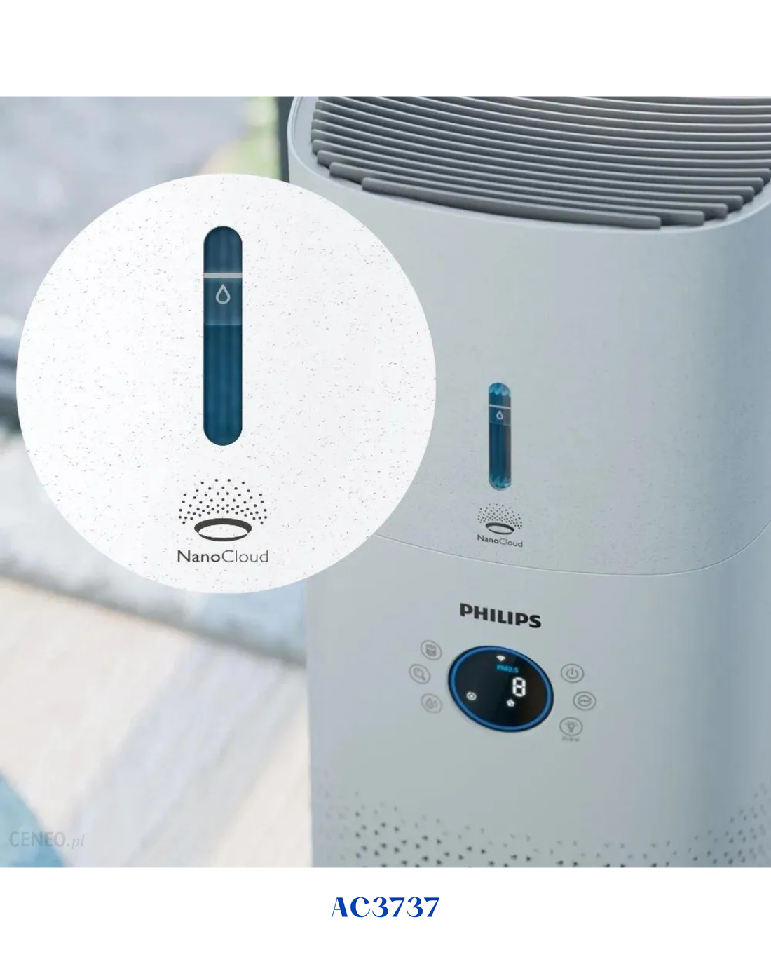 PHILIPS SERIES 3000 2-IN-1 AIR PURIFIER & HUMIDIFIER  (42W, 4L)