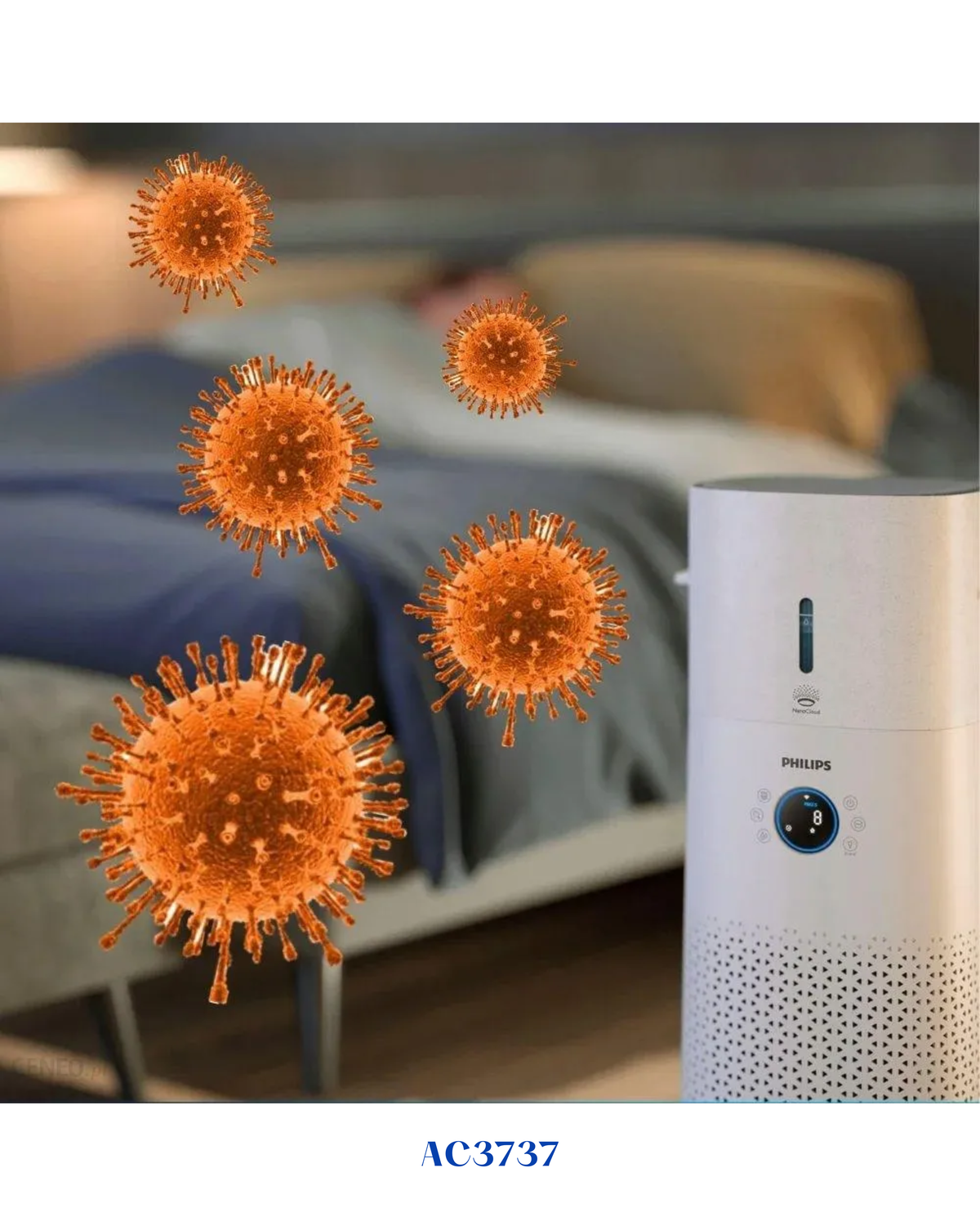 PHILIPS SERIES 3000 2-IN-1 AIR PURIFIER & HUMIDIFIER  (42W, 4L)