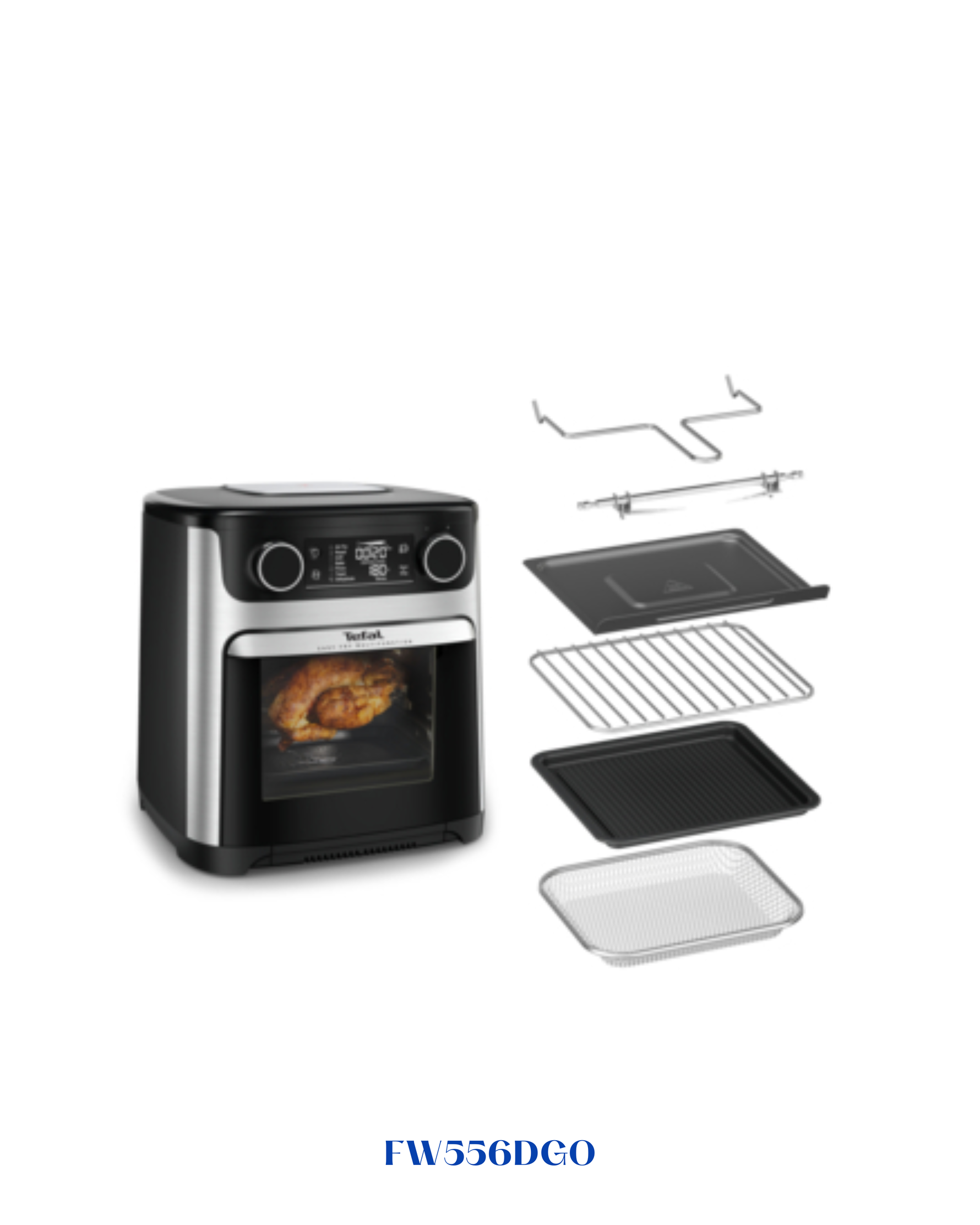 TEFAL EASY MULTIFUNCTION  AIR FRYER OVEN 9IN1-1800W-15 L