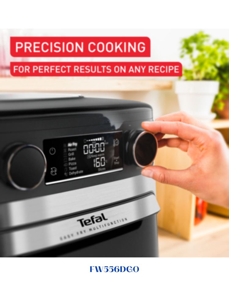 TEFAL EASY MULTIFUNCTION  AIR FRYER OVEN 9IN1-1800W-15 L