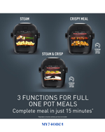 TEFAL MULTICOOK ACTIFRY RAPID MULTI COOKER & AIR FRYER 6L 1334W