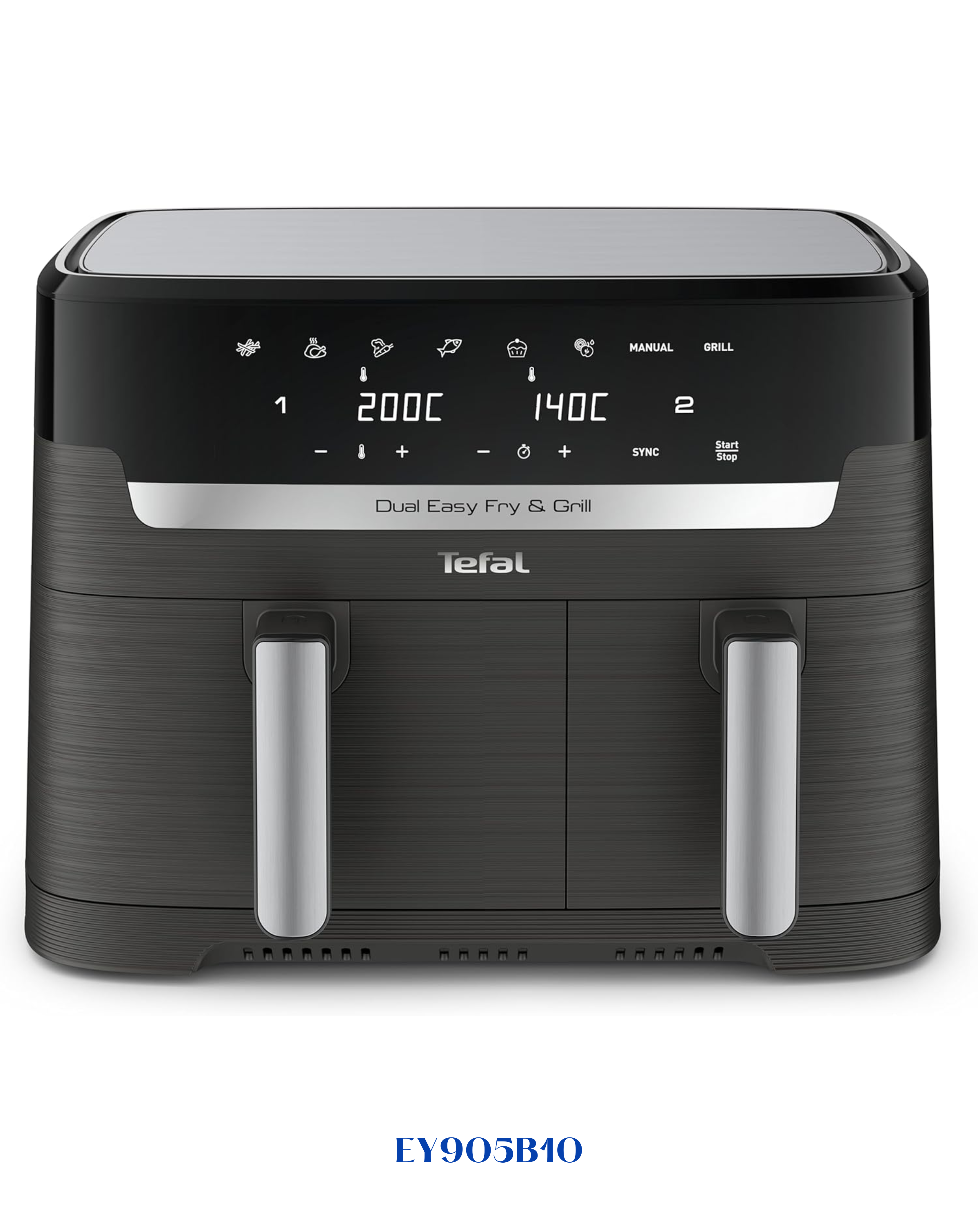 TEFAL DUAL EASY FRY & GRILL AIR FRYER 8.3 L