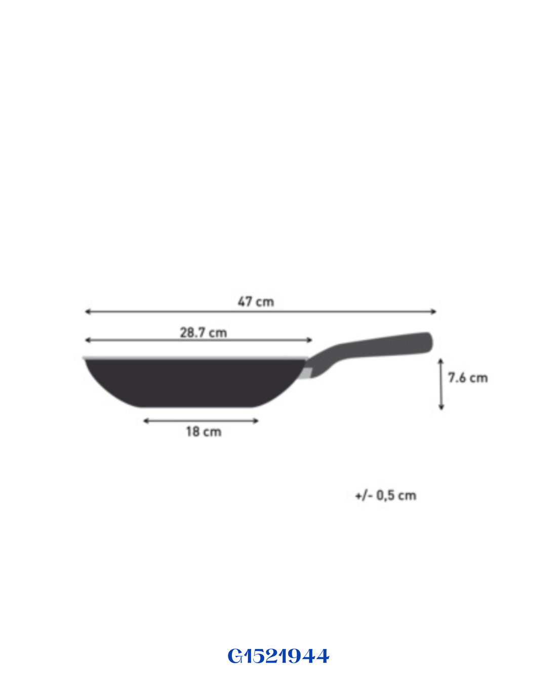 TEFAL TOTAL INDUCTION WOKPAN 28CM