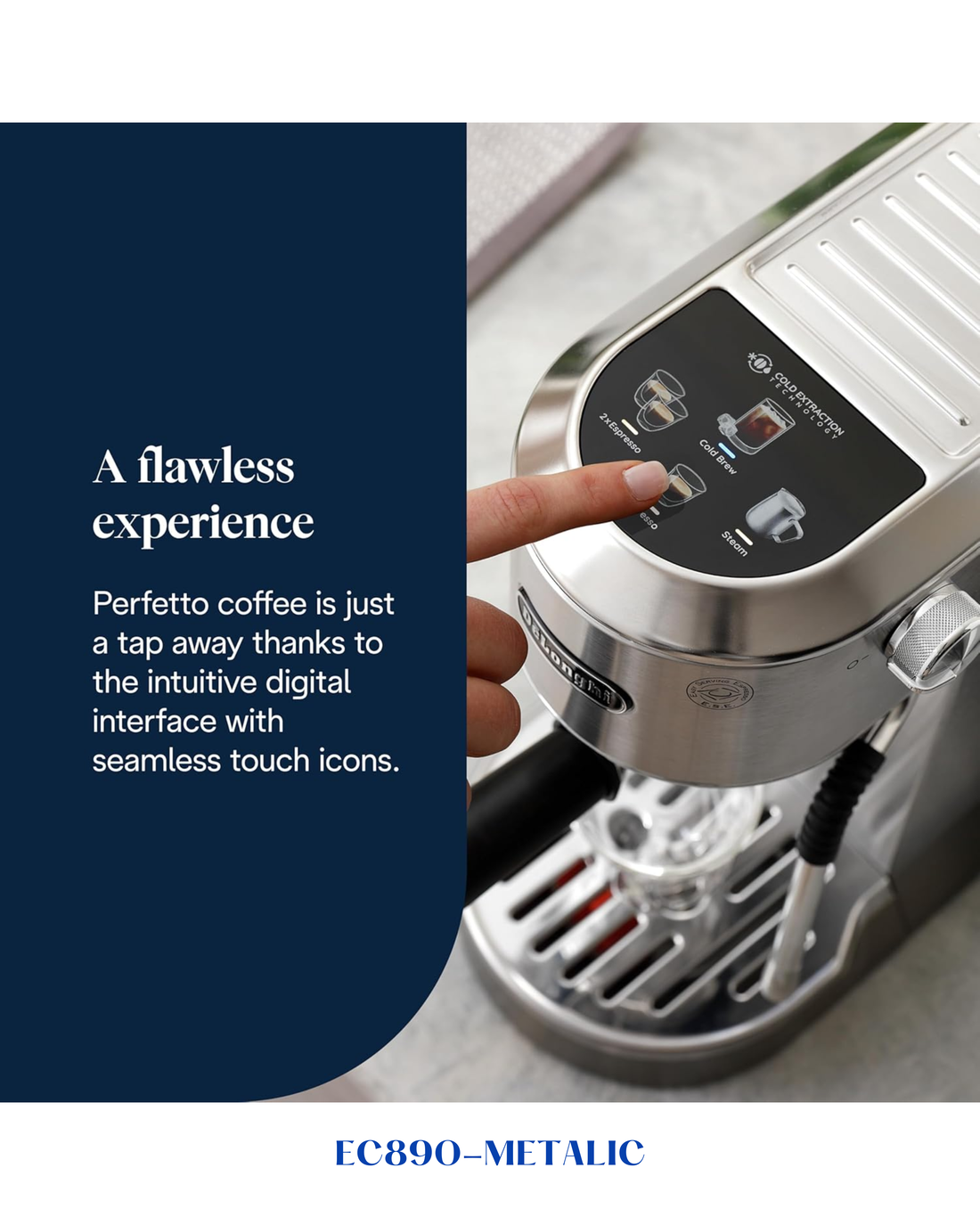 DELONGHI DEDICA ESPRESSO MACHINE 1300W