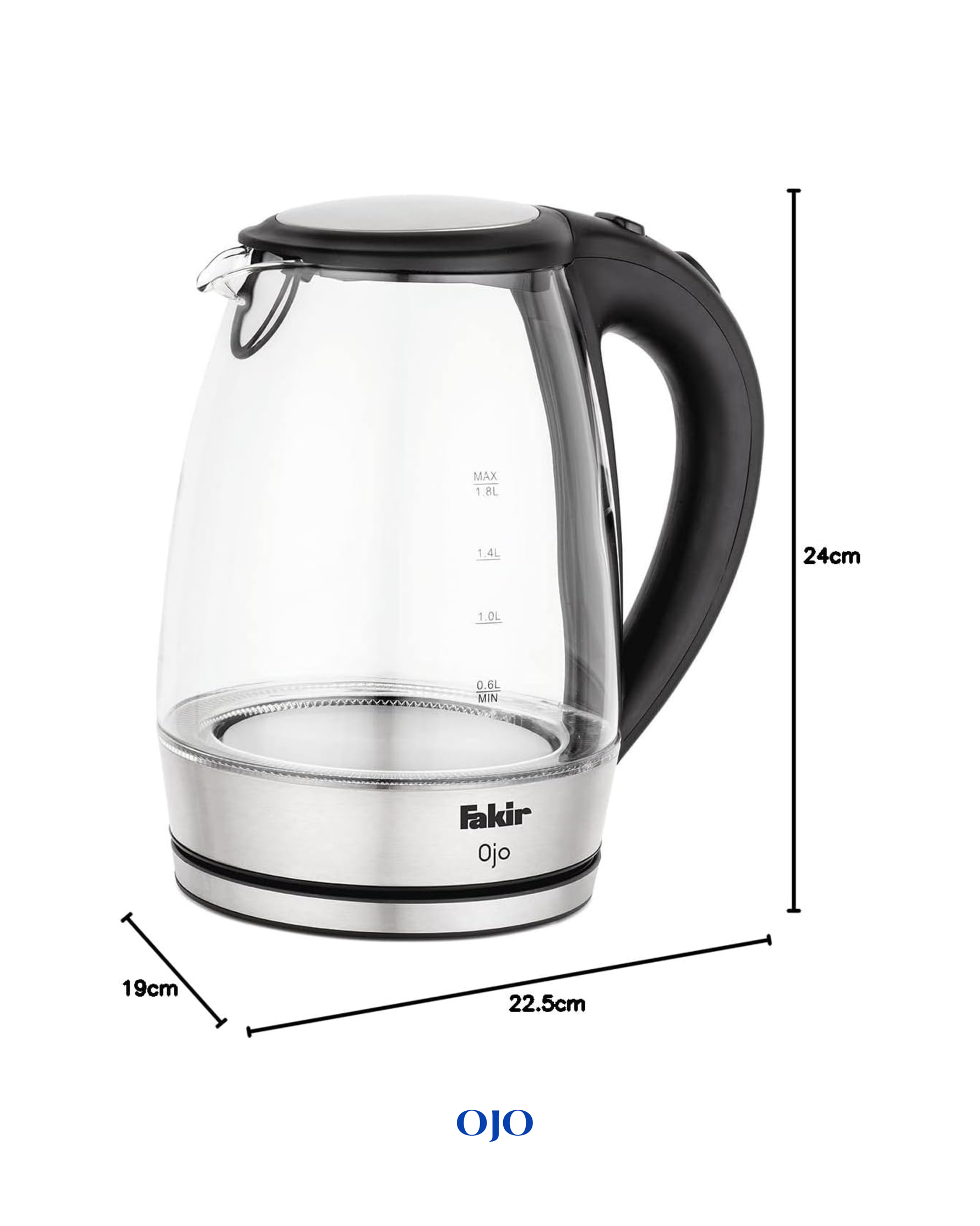 FAKIR OJO KETTLE 1.8 L