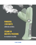 CONAIR POWER STEAM PORTABLE GARMENT STEAMER FOR TRAVEL 1200W