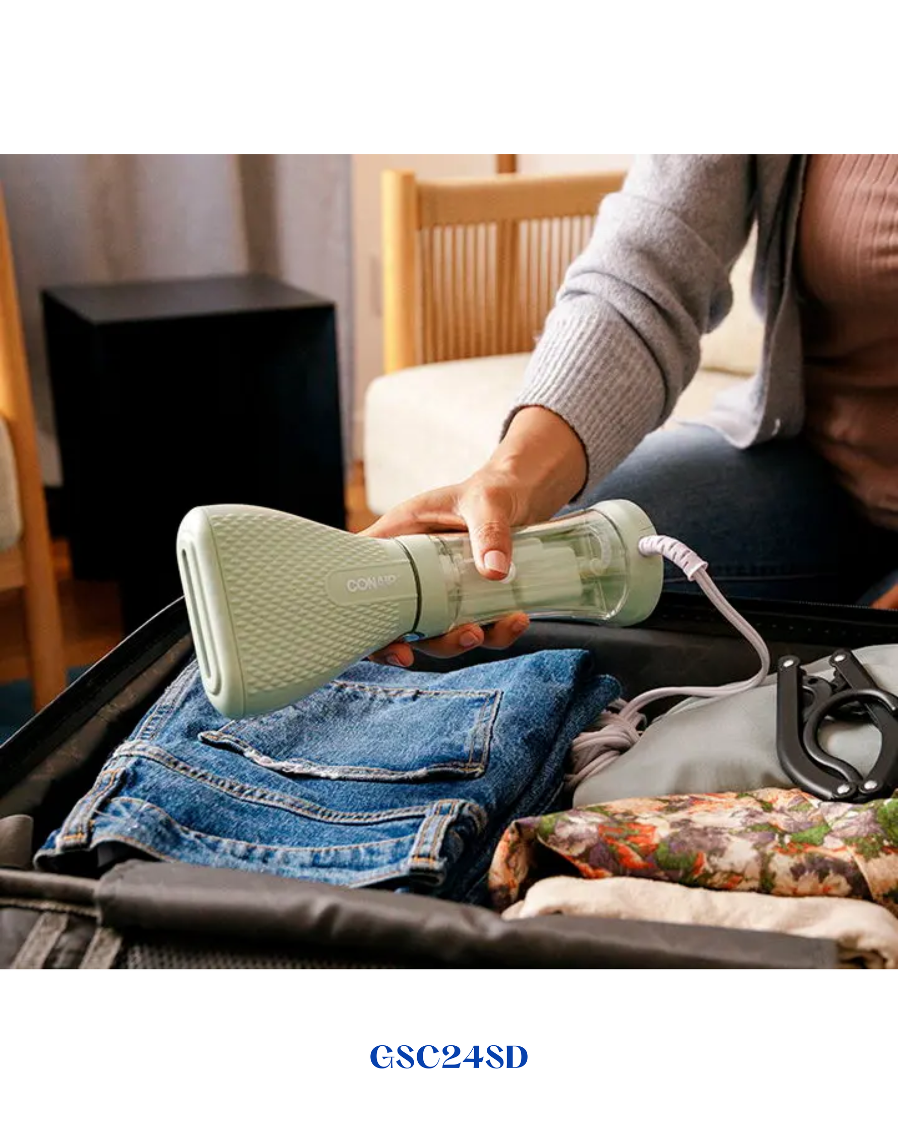 CONAIR POWER STEAM PORTABLE GARMENT STEAMER FOR TRAVEL 1200W