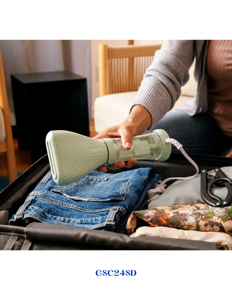 CONAIR POWER STEAM PORTABLE GARMENT STEAMER FOR TRAVEL 1200W