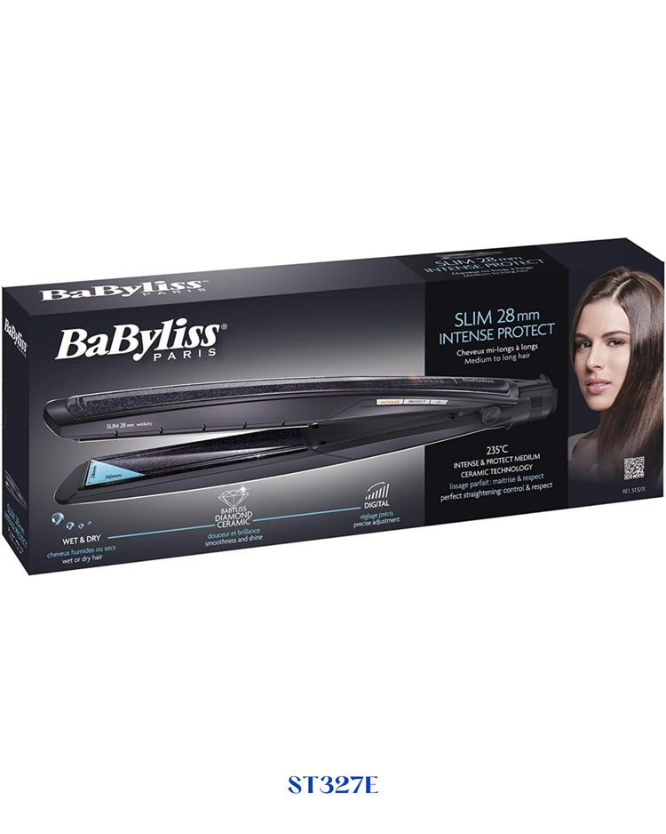 BABYLISS HAIR STRAIGHTENER INTENSE PROTECT DIAMOND CERAMIC