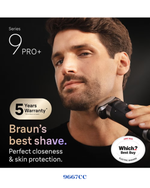 BRAUN ELECTRIC SHAVER SERIES 9 PRO+