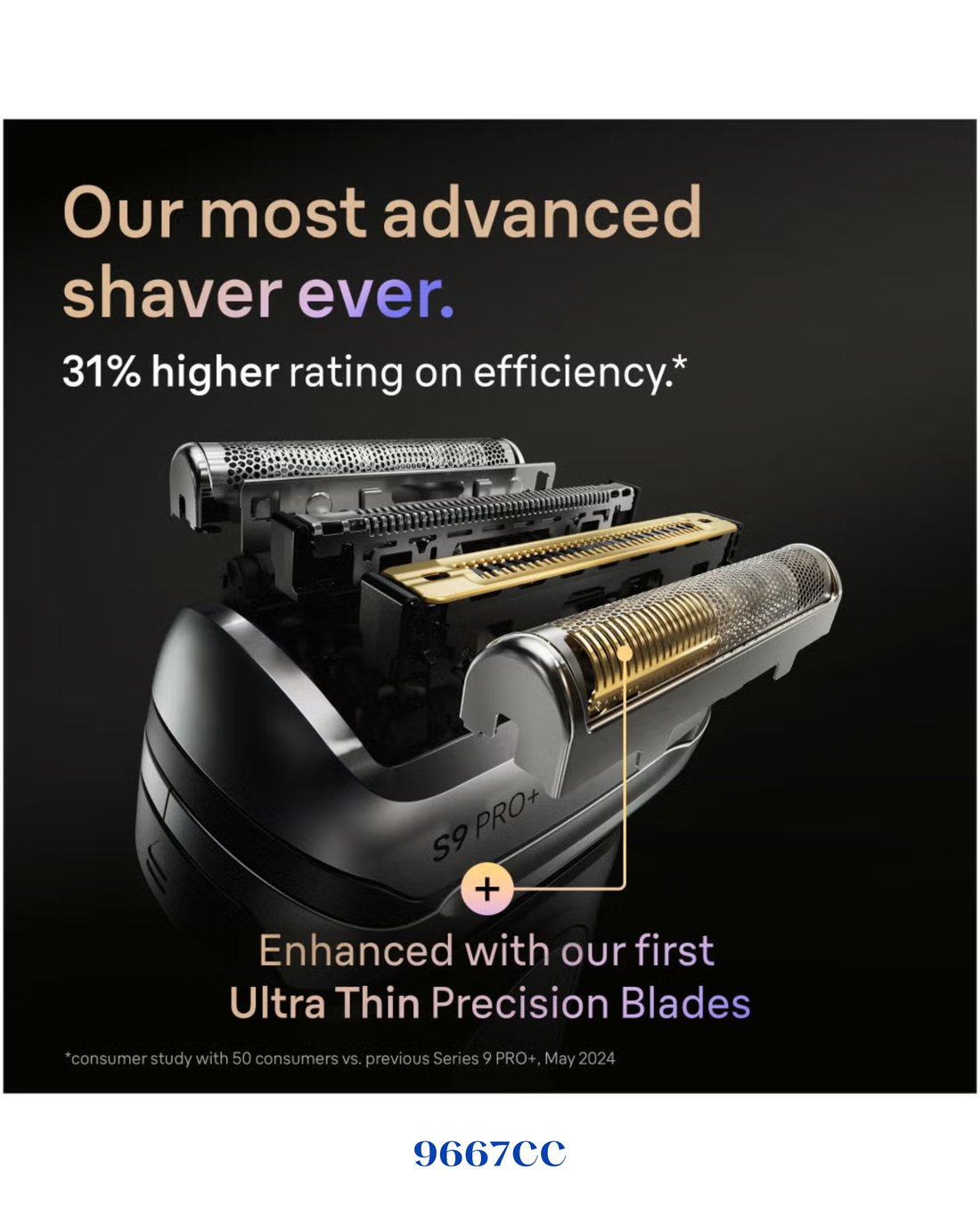 BRAUN ELECTRIC SHAVER SERIES 9 PRO+