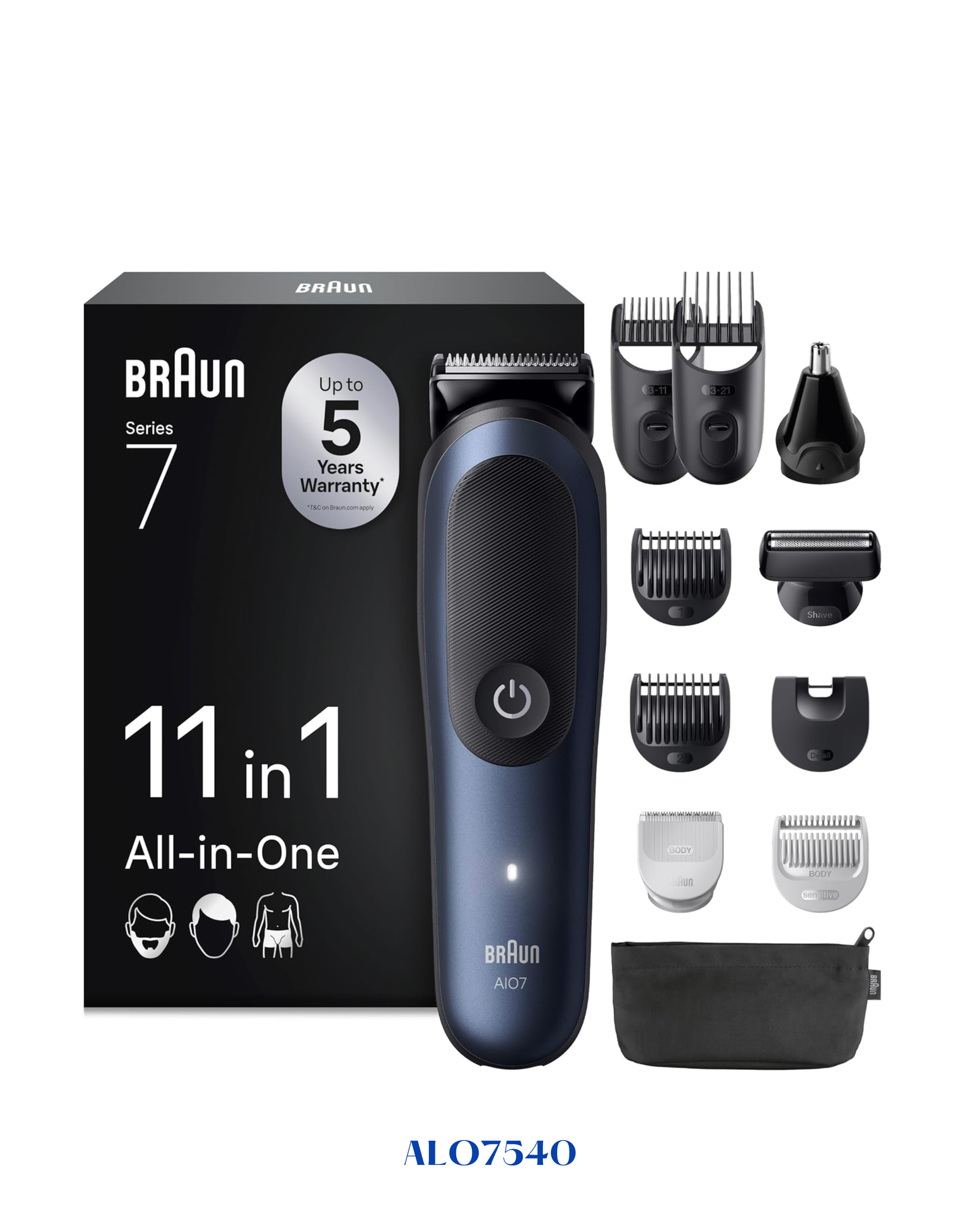 BRAUN SERIES 7 ALL-IN-ONE 11-IN-1 GROOMING KIT
