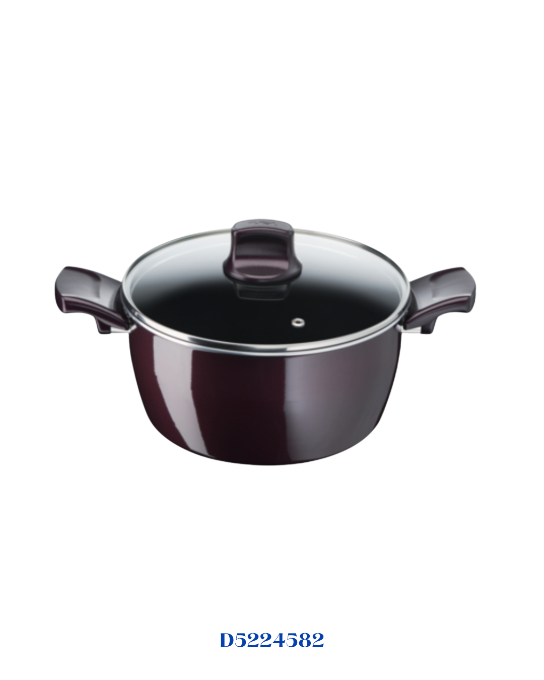 TEFAL RESIST INTENSE STEWPOT  WITH GLASS LID 22CM