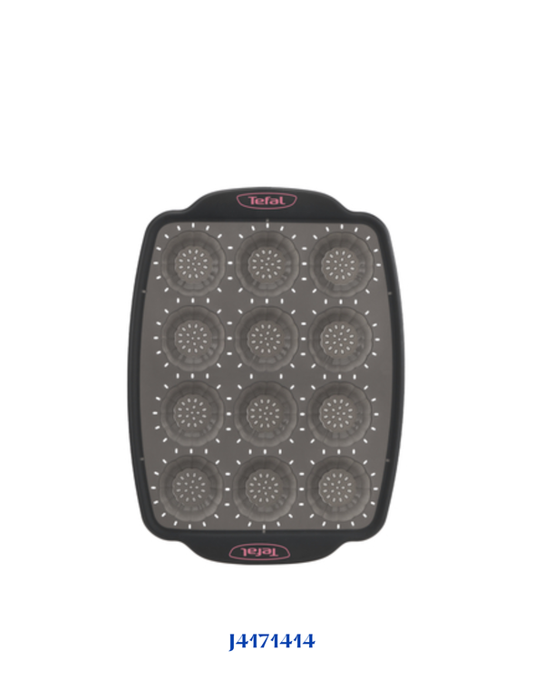 TEFAL CRISPYBAKE SILICONE 12 TARTLETS 29X21 CM