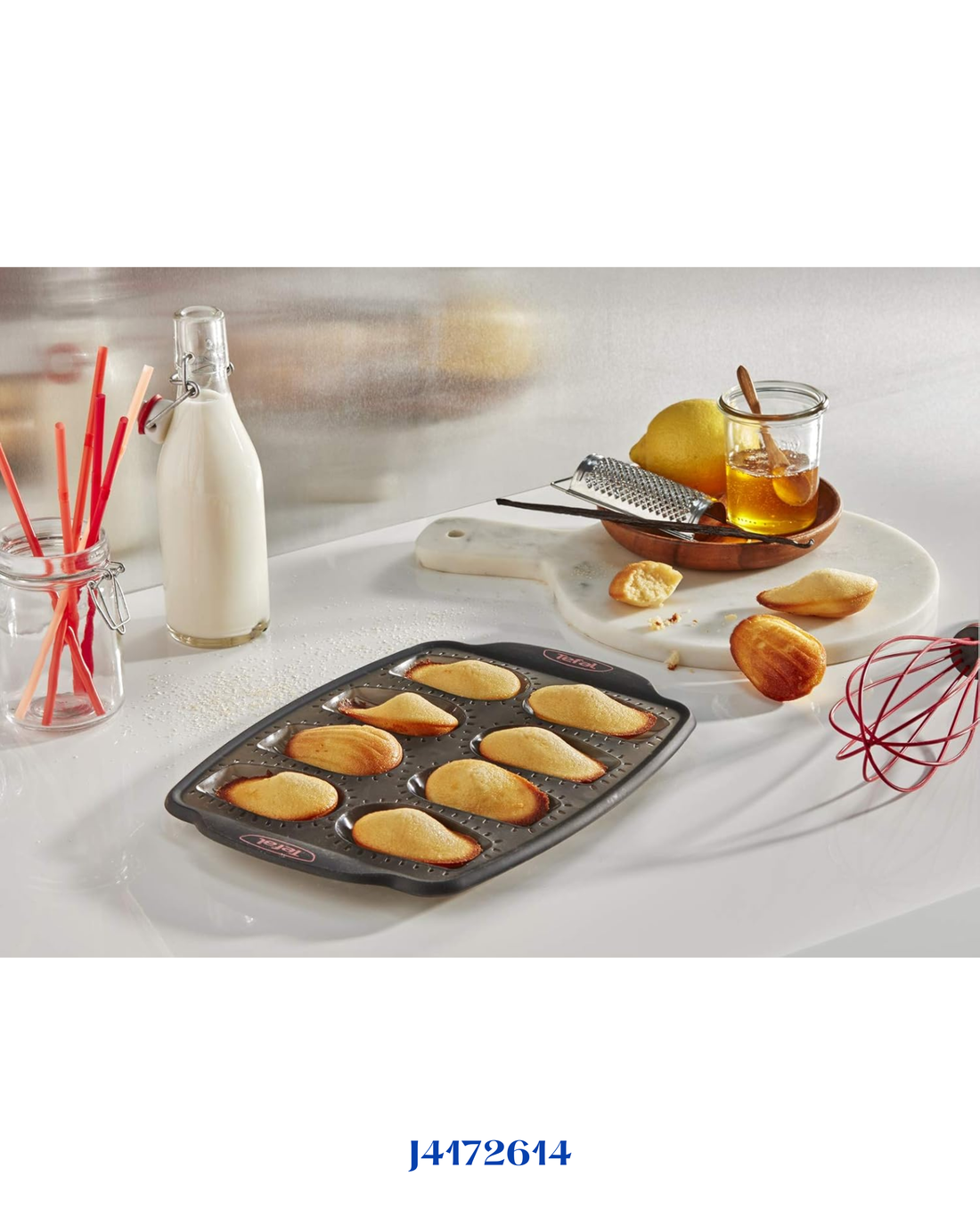 TEFAL CRISPYBAKE SILICONE 8 MADELEINES 29X21CM
