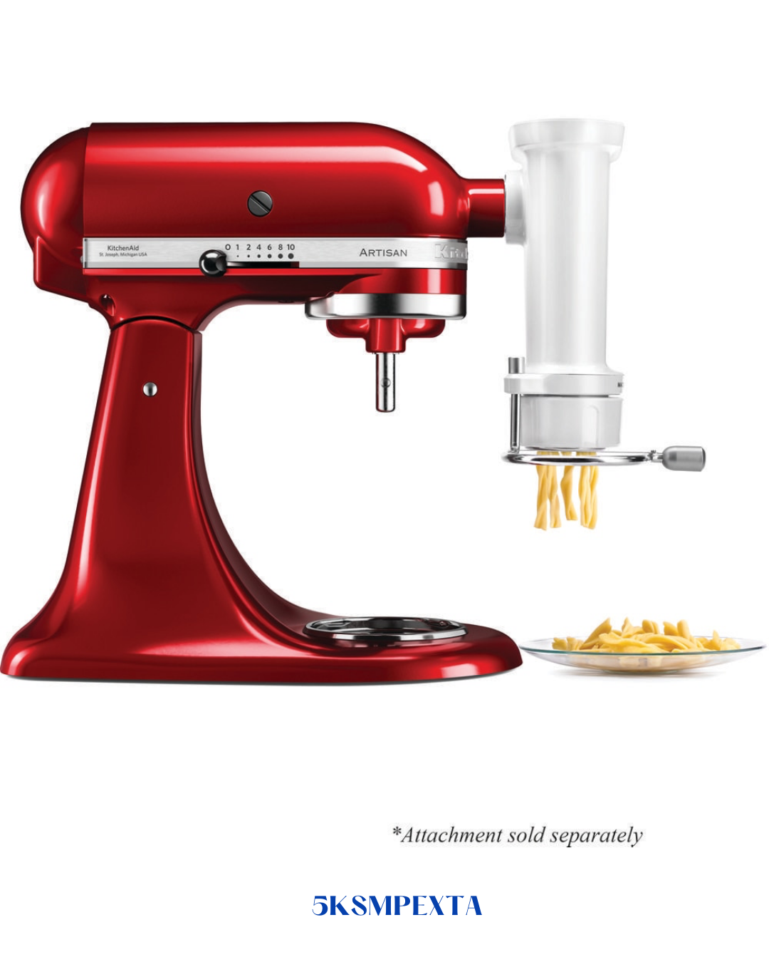 KITCHENAID PASTA PRESS - 6 SHAPES