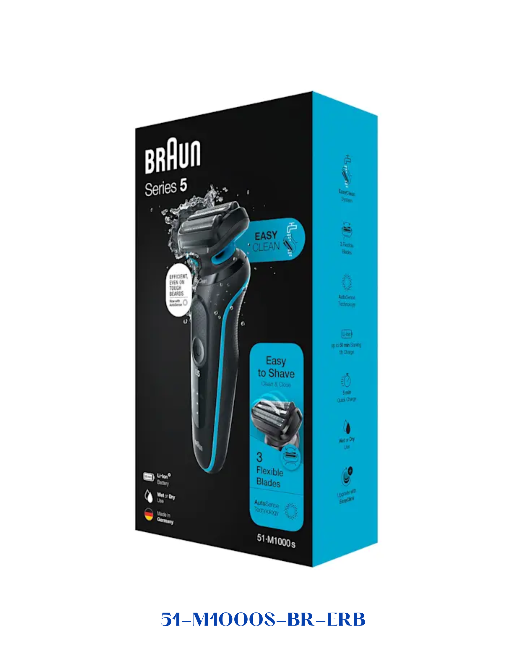 BRAUN SERIES 5 WET & DRY SHAVER 7W