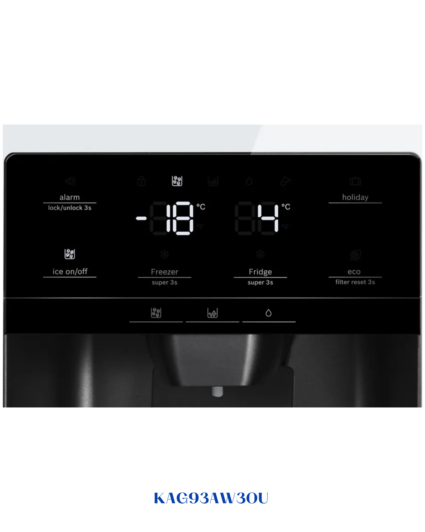 BOSCH SIDE-BY-SIDE REFRIGERATOR  598L
