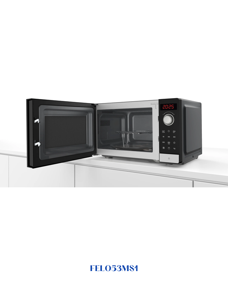 BOSCH Series 2 Freestanding Microwave with Grill 49 x 29 cm Stainless Steel 25L_800W