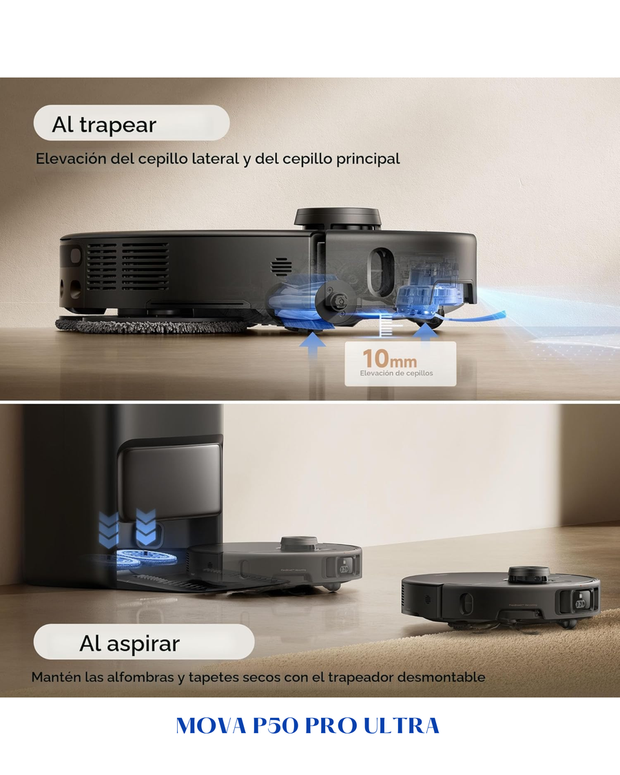 MOVA P50 PRO ULTRA ROBOT VACUUM-19000PA-BLACK