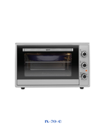 INSIDE ELECTRIC OVEN WITH GRILL, FAN & LIGHT-70L-2200W