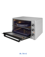 INSIDE ELECTRIC OVEN WITH GRILL, FAN & LIGHT-70L-2200W