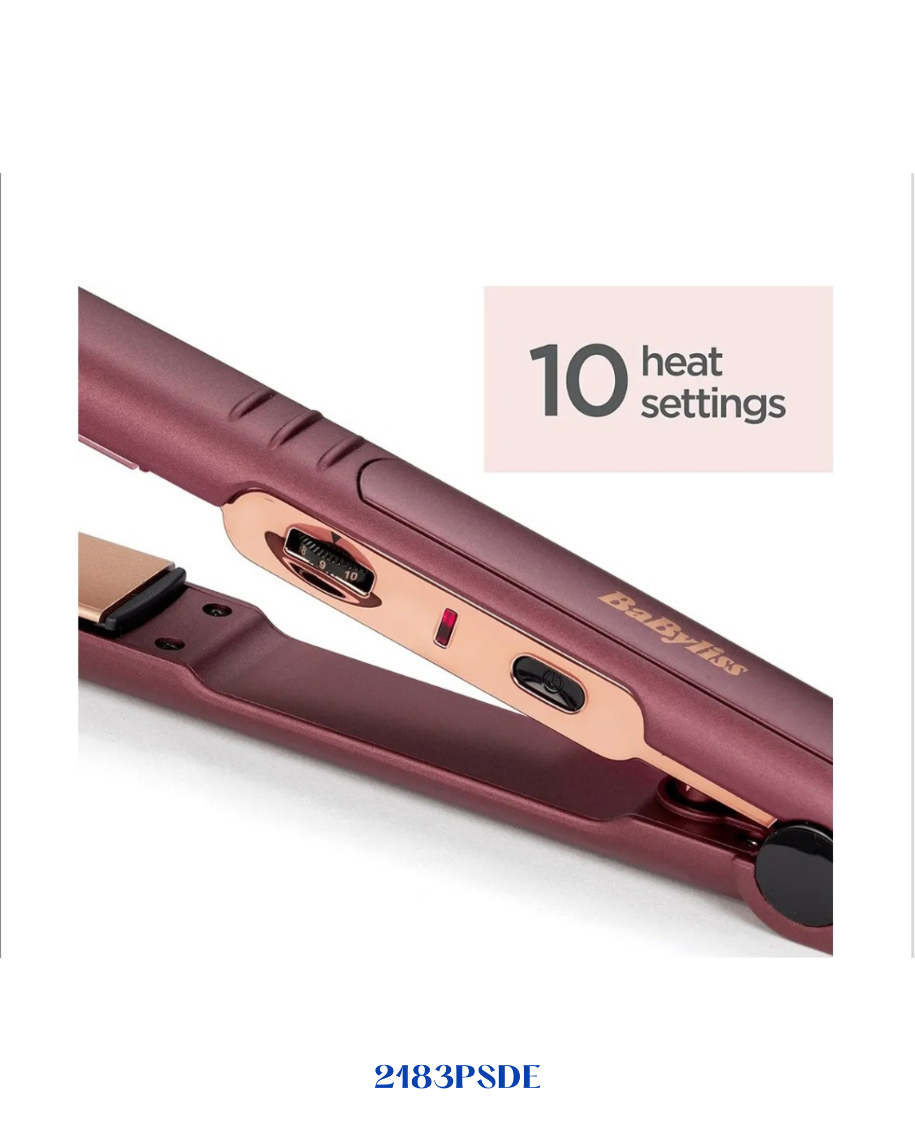 BABYLISS QUARTZ CERAMIC WET AND DRY HAIR STRAIGHTENER