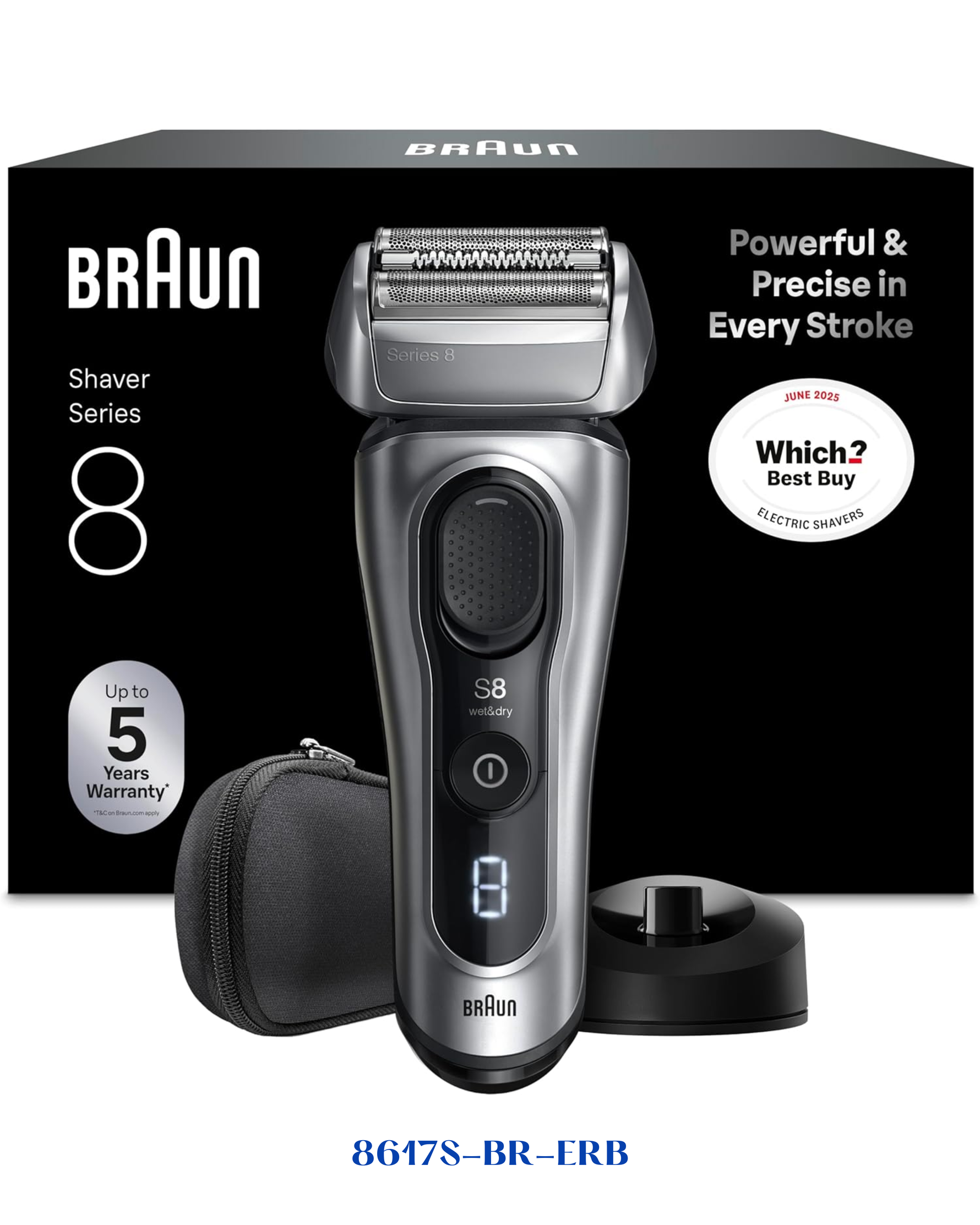 BRAUN ELECTRIC SHAVER SERIES 8