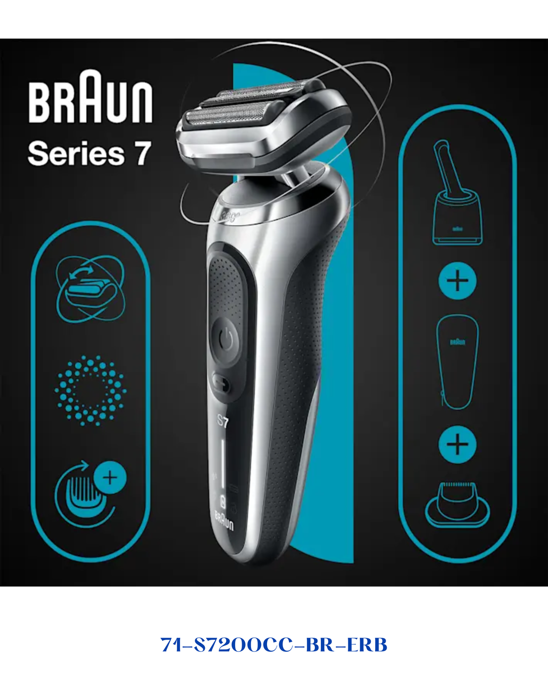BRAUN SERIES 7 WET & DRY MEN'S SHAVER