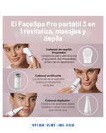 BRAUN FACESPA PRO 3-IN-1 FACIAL EPILATOR & CLEANSER
